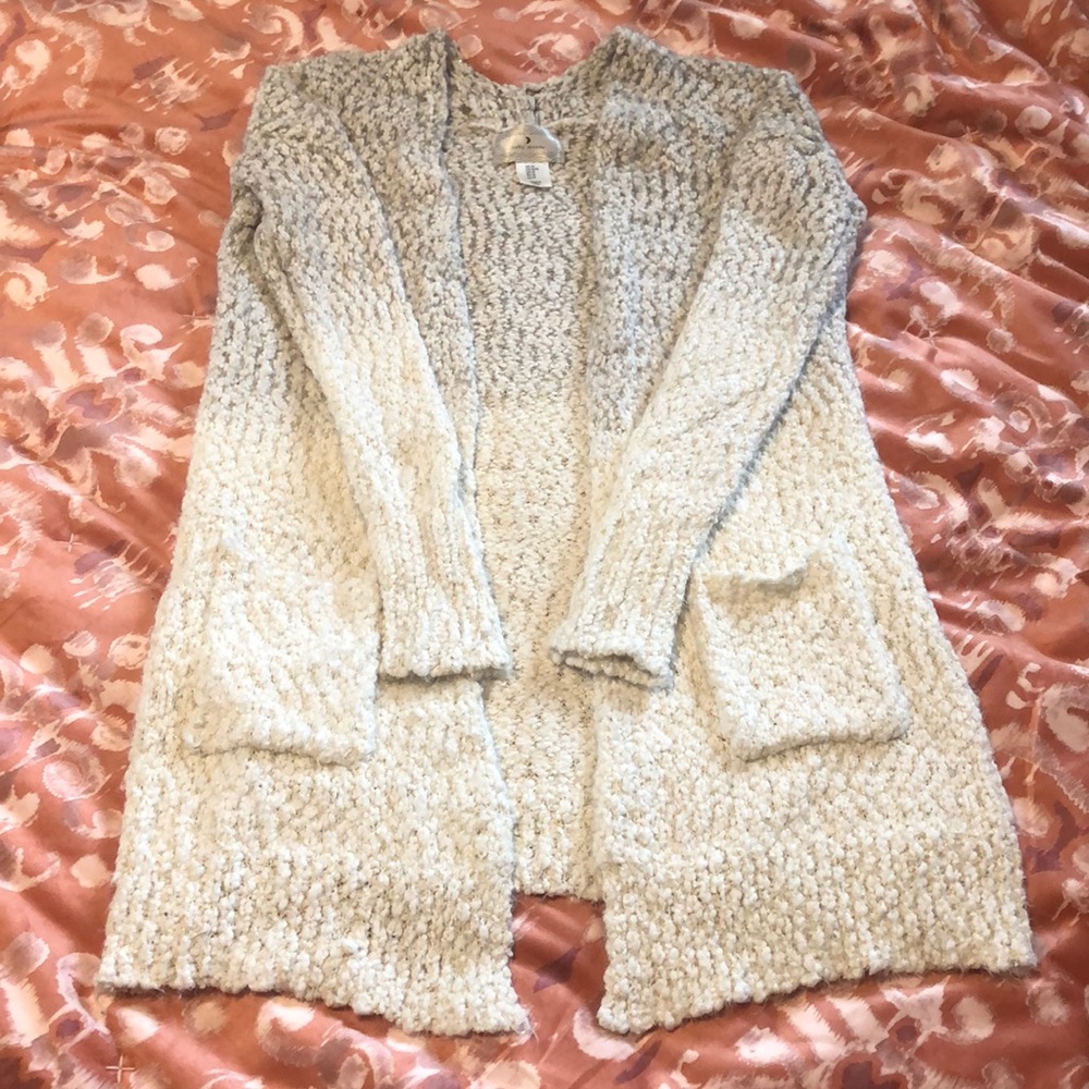 Light knit ombré cardigan